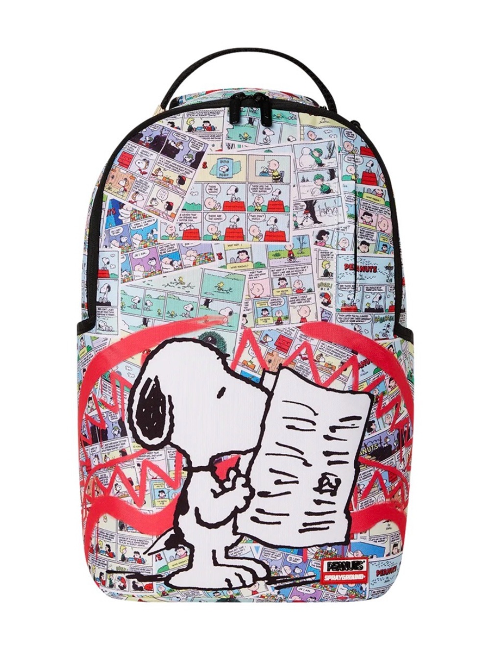 Sprayground Peanuts Snoopy Comic Art DLXR Backpack Streetwear NWT